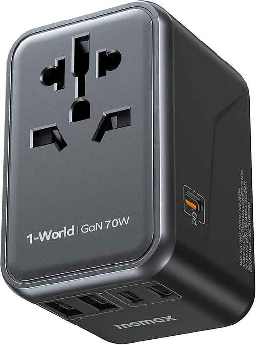 MOMAX Universal Travel Adapter 70W GaN